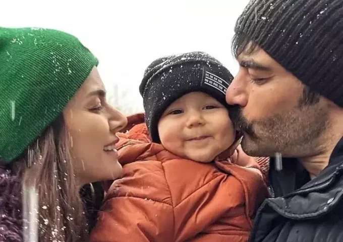 Murat Ünalmış ve Ailesinin Kar Keyfi