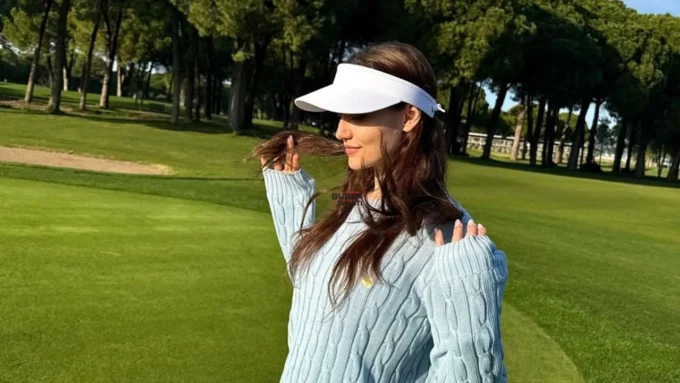 Fahriye Evcen Golfteki Yeteneğini Konuşturdu