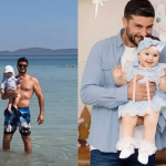 Berk Oktay ve Yıldız Çağrı Atiksoy’un Aile Tatili: Kızları Mira Milena ile Deniz Keyfi