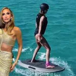 Çağla Şıkel’den Çeşme’de Adrenalin Dolu Jetsurf Şovu