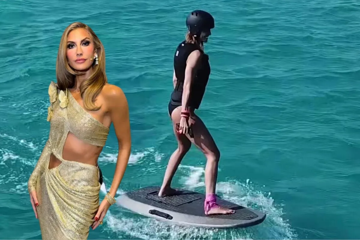 Çağla Şıkel’den Çeşme’de Adrenalin Dolu Jetsurf Şovu