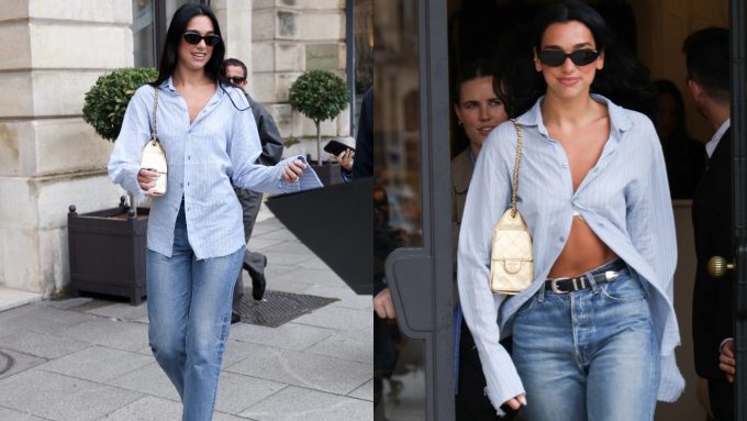 Dua Lipa, Zahmetsiz Paris Şıklığını Ustaca Yakaladı