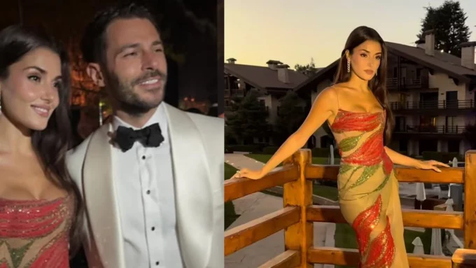 Hande Erçel ve Hakan Sabancı Lübnan’daki Düğünde Göz Kamaştırdı