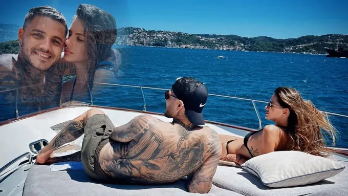 Mauro Icardi ile China Suárez'den Boğaziçi'nde Romantik Kaçamak