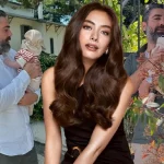 Neslihan Atagül'den İlk Anne Paylaşımı! Oğlu Aziz ve Kadir Doğulu ile Aile Tablosu