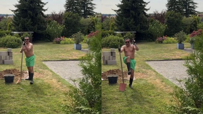 Rafet El Roman’dan Bahçede Sürpriz Performans: “Bazen Delilik Gerekiyor!”