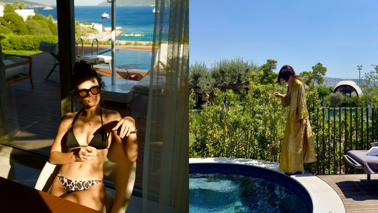 Sinem Ünsal’dan Yunanistan Tatili Paylaşımlarıyla Göz Kamaştıran Yaz Enerjisi